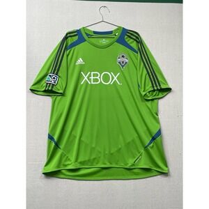 Adidas Seattle Sounders FC Xbox Jersey XL/2XL ClimaCool‎ MLS Green Home Kit